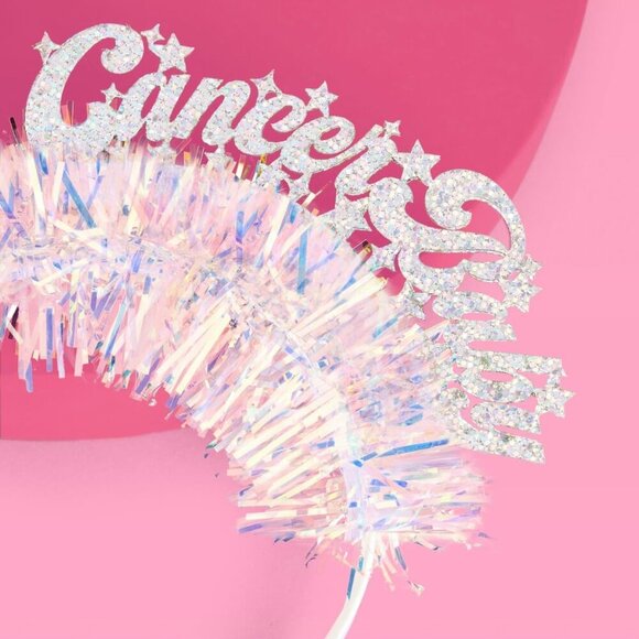 Cancer Baby Headband for Adults and Kids Zodiac Horoscope Party Accessory - Picture 6 of 7